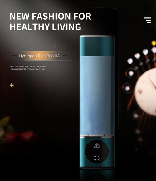 Hydrogen-Rich Cup H8 | Portable Hydrogen Water Bottle with OLED Display