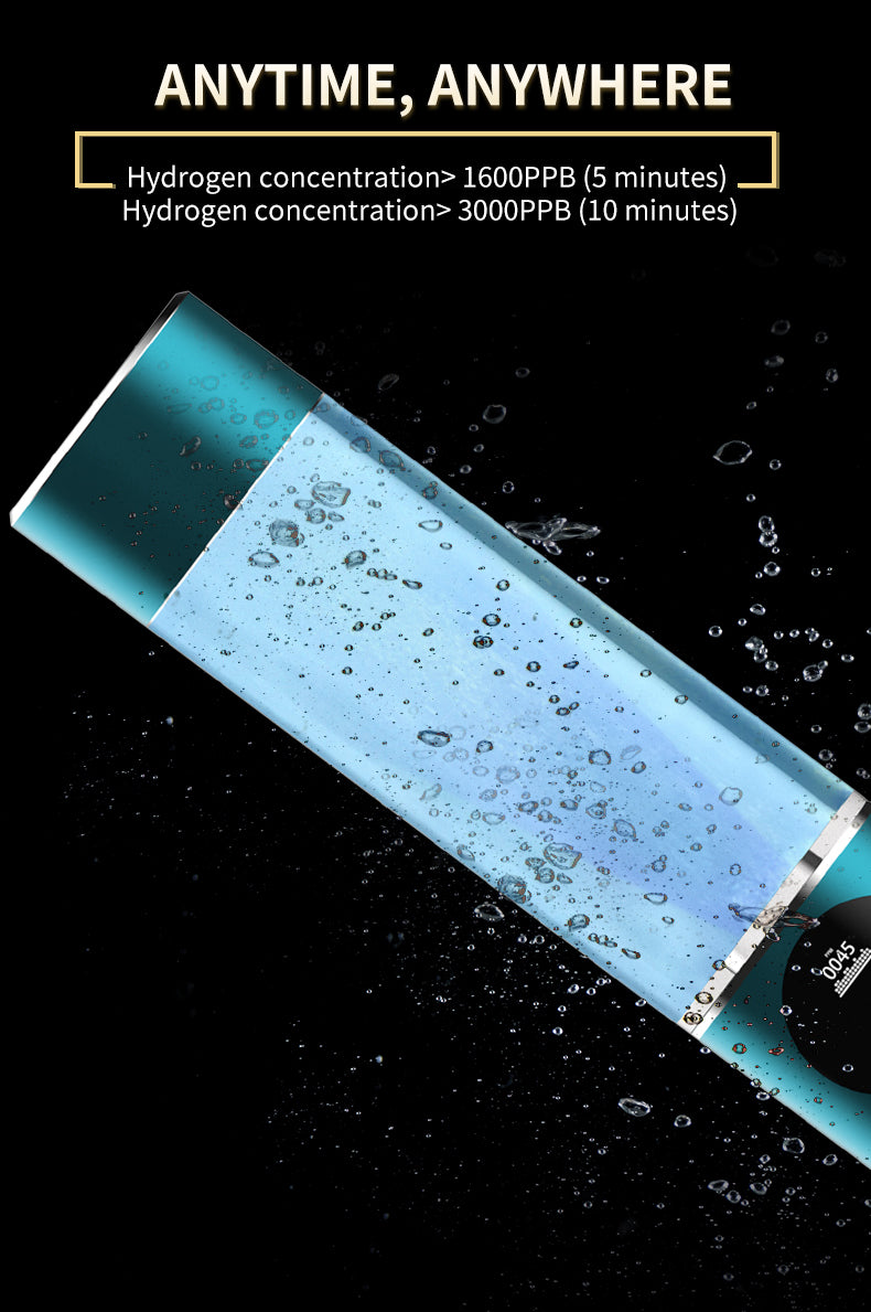Hydrogen-Rich Cup H8 | Portable Hydrogen Water Bottle with OLED Display