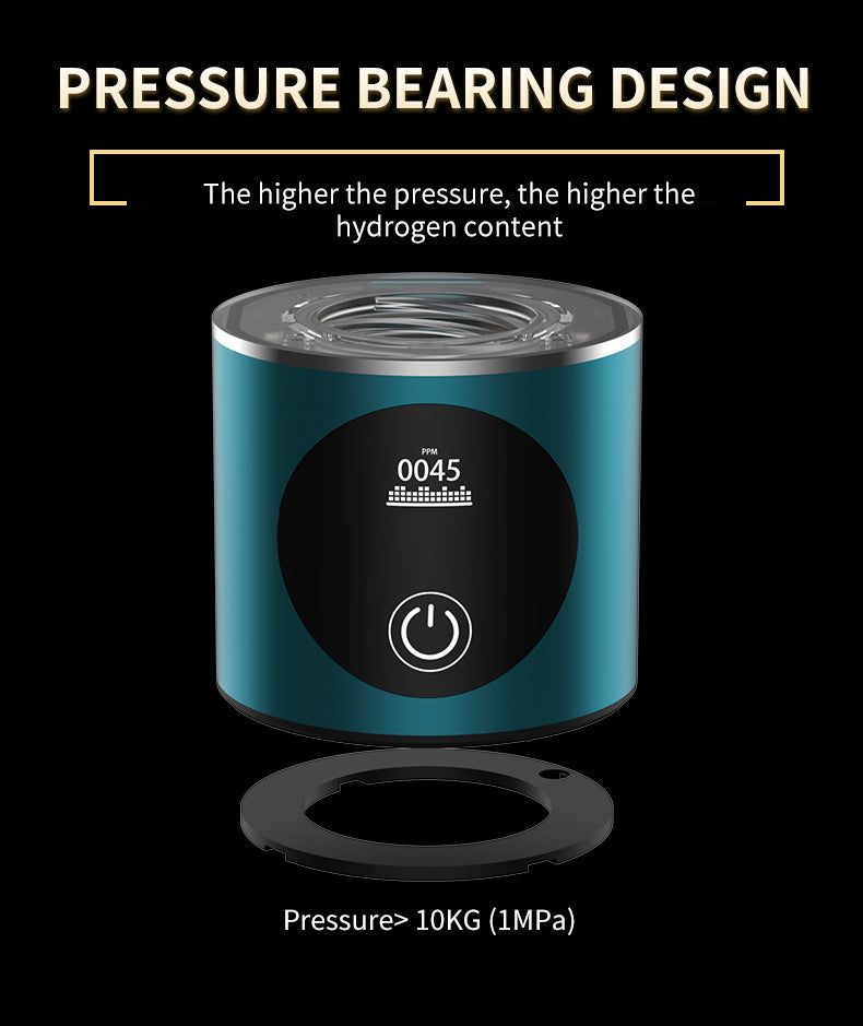 Hydrogen-Rich Cup H8 | Portable Hydrogen Water Bottle with OLED Display