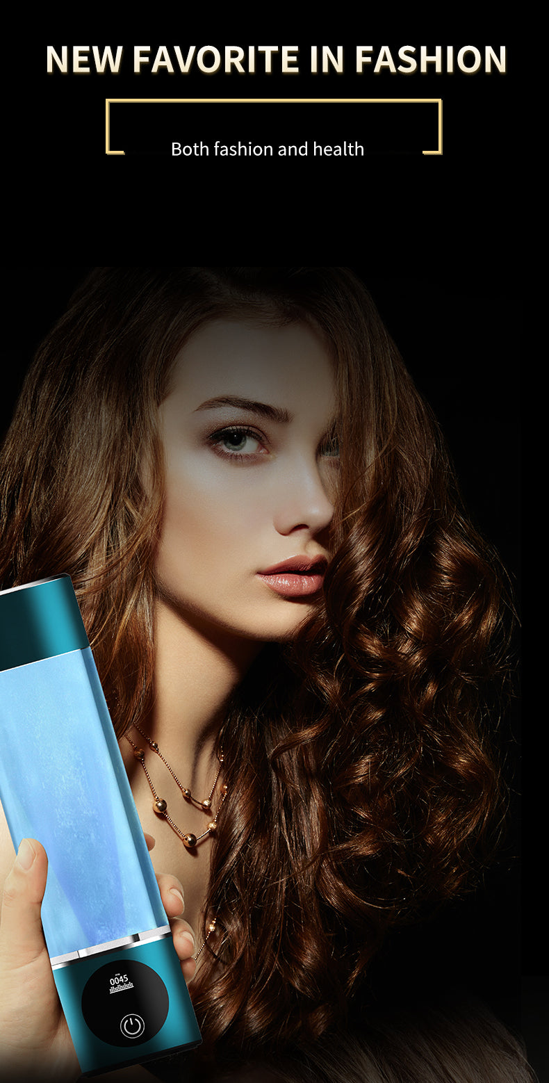 Hydrogen-Rich Cup H8 | Portable Hydrogen Water Bottle with OLED Display